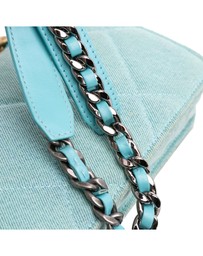 Pre-Loved by Azura Reborn - Pre-Loved Denim 19 Wallet on Chain