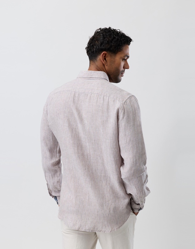 Brooksfield - Linen Casual Long Sleeve