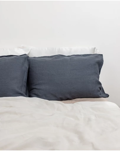 SILK MAGNOLIA - French Linen Pillowcase