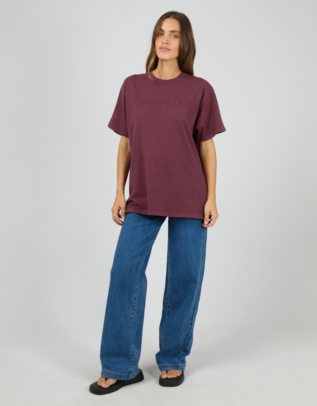 All About Eve - Aae Timeless Tee Wine