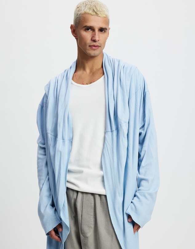 Surrounded By Ghosts - The Aikinite Hooded Rib Knit Cardigan