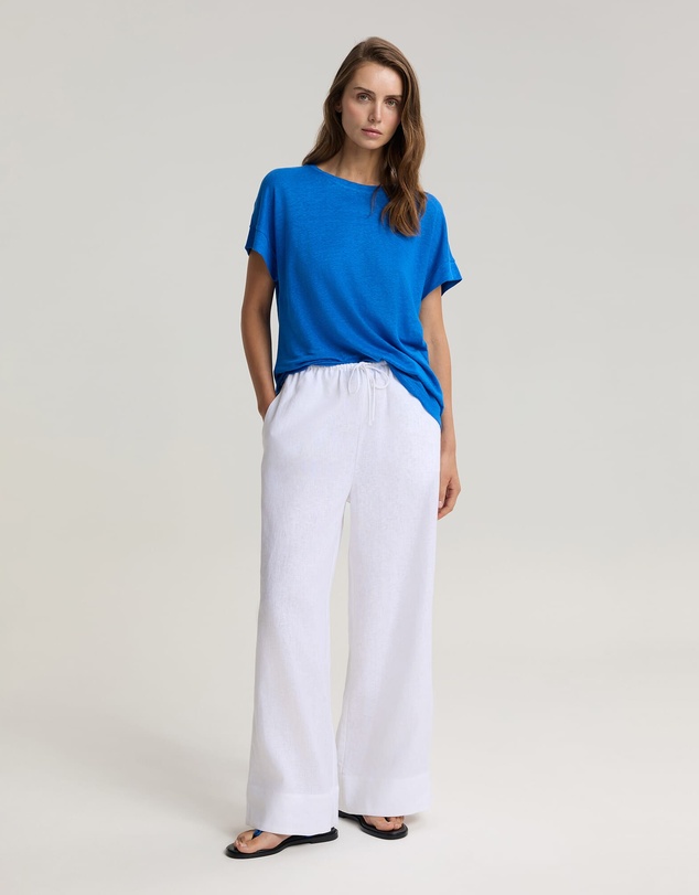 Sportscraft - Tonia Crew Neck Linen Tee