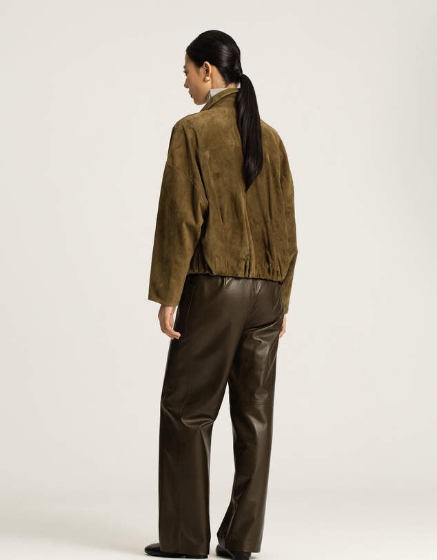 IDA+S - Greer Lambskin Wide-Leg Trousers