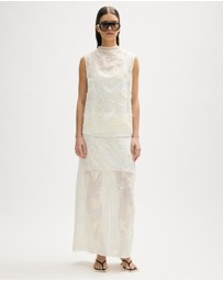 Minima Esenciales - Maelle Floral Applique Top