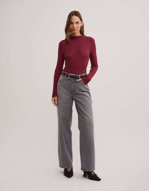 Witchery - High Neck Long Sleeve Top