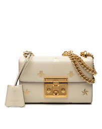 Pre-Loved by Azura Reborn - Pre-Loved Small Leather Bee Star Padlock Crossbody