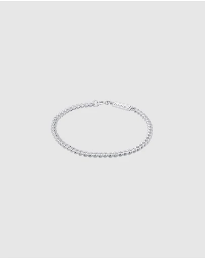 Kuzzoi - ICONIC EXCLUSIVE - Classic Curb Chain Bracelet in 925 Sterling Silver