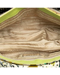Pre-Loved by Azura Reborn - Pre-Loved prada Printed Crossbody Bag with Adjustable Shoulder Strap and Buckle Closure