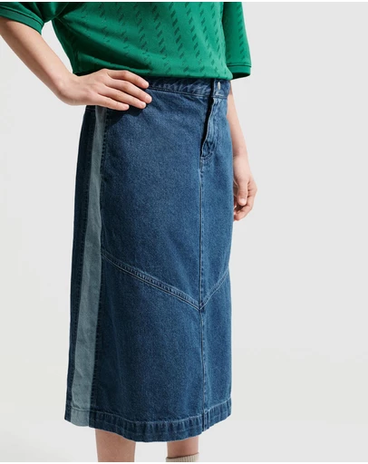 Nike - Denim Midi Skirt - Teens