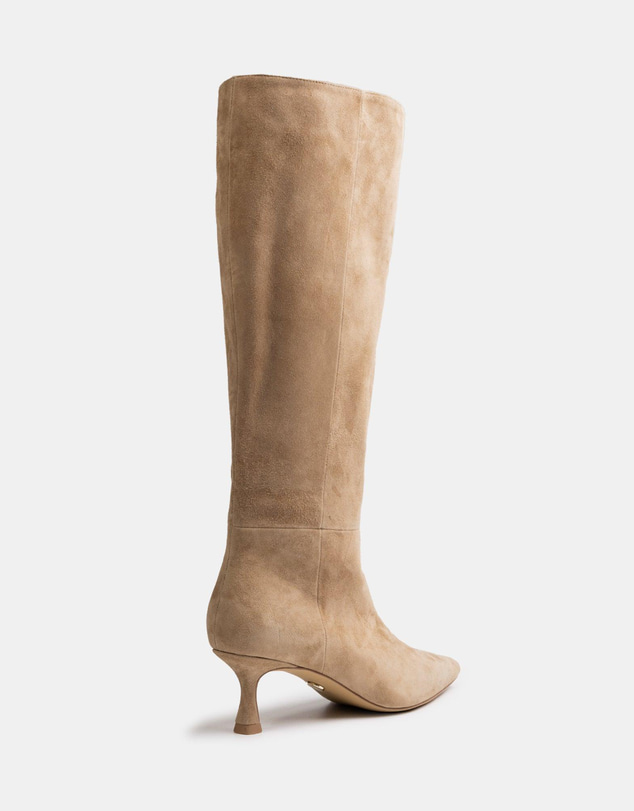 Wittner - Mia Long Boots Fawn Suede