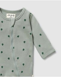 Wilson & Frenchy - Tumbletwig Organic Waffle Zipsuit - Babies