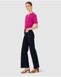 SACHA DRAKE - Henley Knit Top