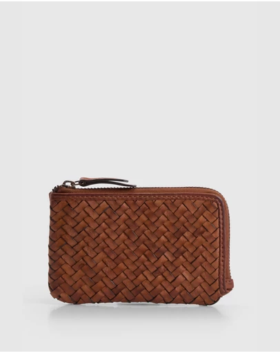 Evity - Lina Leather Weave Coin Purse