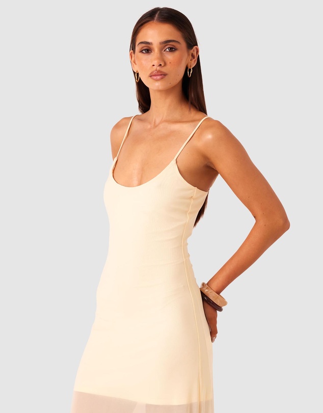 SNDYS - Alessandra Mesh Maxi Dress