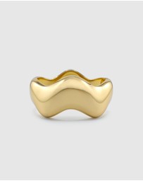 Izoa - Abby Wave Bracelet Cuff