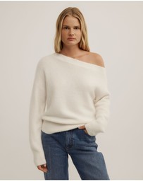 Witchery - Fluffy Asymmetric Knit
