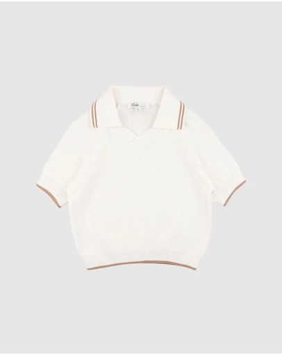 Bebe by Minihaha - Evan SS Collared Jumper - Kids