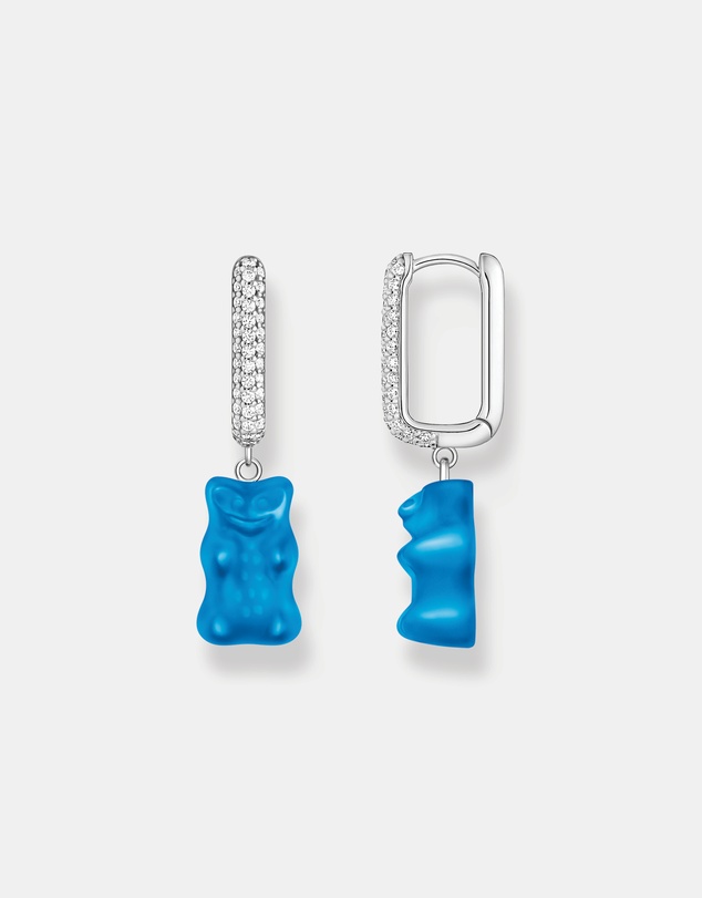 THOMAS SABO - HARIBO Blue Bear Hoop Single Earring