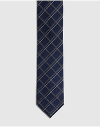 Oxford - Malcolm Check 7Cm Silk Tie