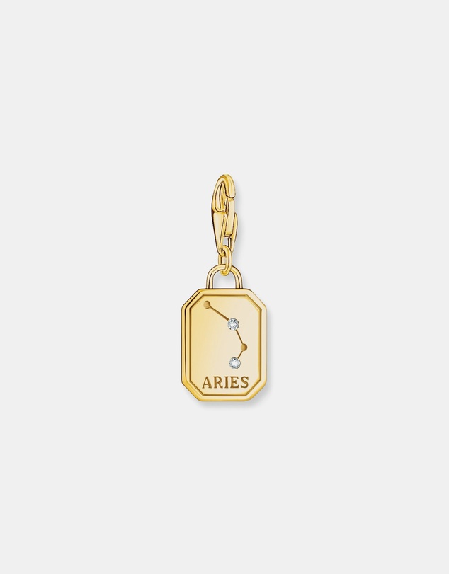 THOMAS SABO - Charm Pendant Aries Zodiac Sign Gold