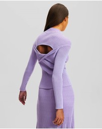 Karl Lagerfeld - Lurex Knit Top