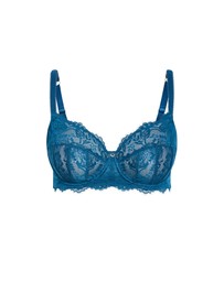 City Chic - Plus size Ingrid Contour Longline Bra - teal