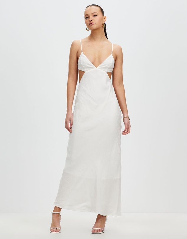 Third Form - Paisley Bias Triangle Midi Dress