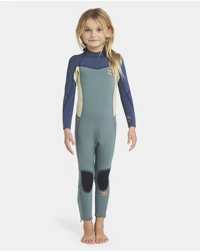 Billabong - Toddlers 3/2Mm Synergy Back Zip Long Sleeve Fullsuit