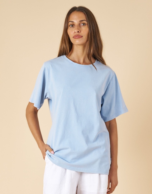 CAMIXA - Teesha Oversized Distressed Cotton T-Shirt