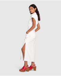 Belle & Bloom - Sundown Denim Midi Shirt Dress