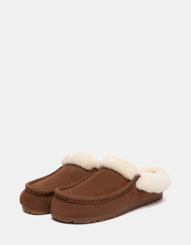 EVERAU - EverAU Ugg Creago Cow Suede Upper Loafer Oxfords Flats