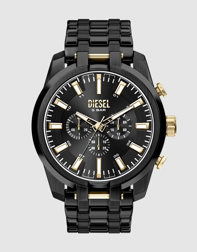 Diesel - Split Black Chronograph Watch