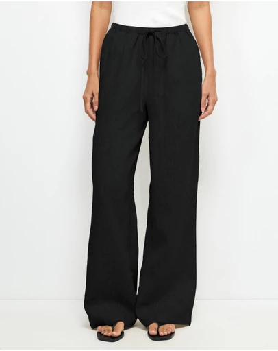 AERE - Marlow Linen Relaxed Pants