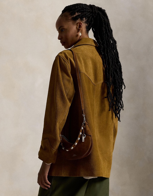 Polo Ralph Lauren - Polo ID Suede Mini Studded Bag