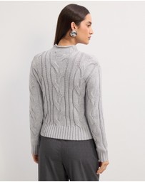 The Fated - Nickson Cable Knit Jumper