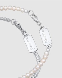 Kuzzoi - ICONIC EXCLUSIVE - Bracelet Ball Cultured Freshwater Pearls 925 Sterling Silver