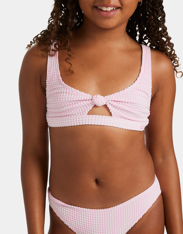 Roxy - Girls 8 to 16 Daisy Check Bralette Two Piece