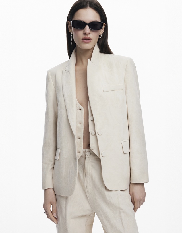 Desigual - Satin effect blazer