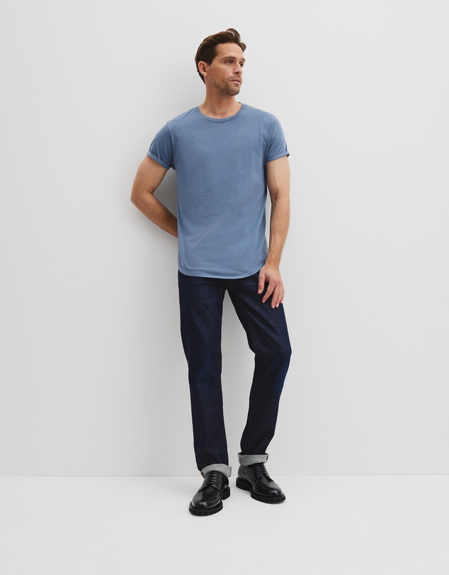 Country Road - Australian Cotton Longline Garment Dye T-shirt