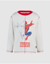 Rock Your Kid - Spiderman LS Tee - Kids-Teens