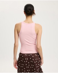 Cotton On - Goldie Rib High Neck Tank