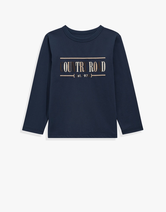 Country Road - Australian Cotton Long Sleeve Heritage T-shirt