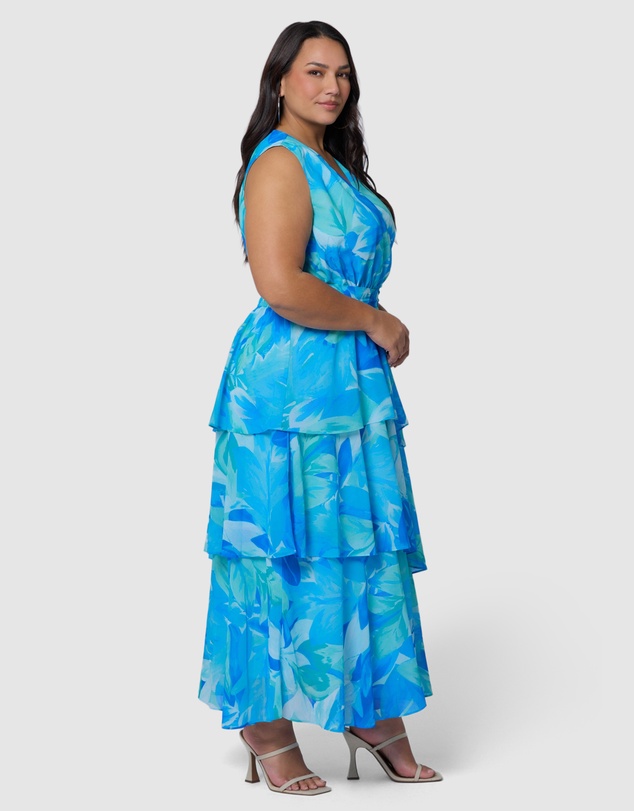 Pink Dusk by Curve Project - Wild Nights Maxi Dress