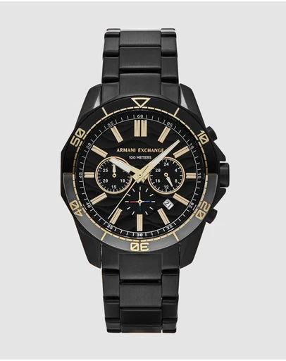 Armani Exchange - Black Chronograph Watch