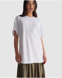 Decjuba - D-Luxe Drop Waist Nylon Dress