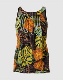 Miraclesuit Swimwear  - Sunset Islet Ursula Underwired High Neck Tankini Top