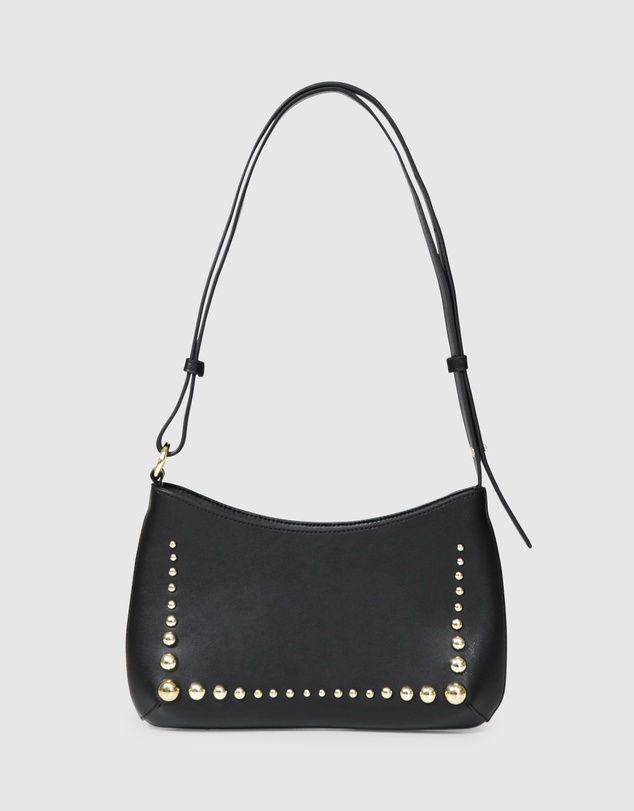 Belle & Bloom - Girls Like Us Studded Leather Shoulder Bag