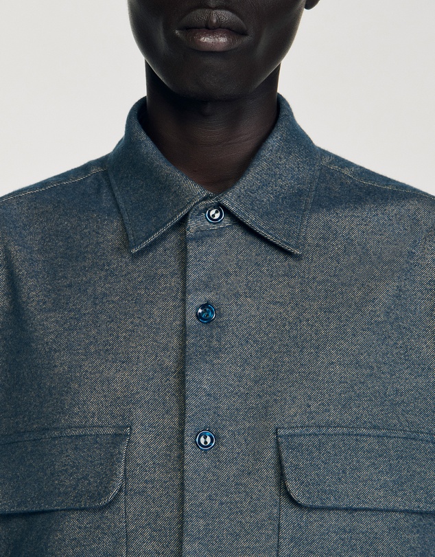 Sandro - Flannel Pocket Shirt