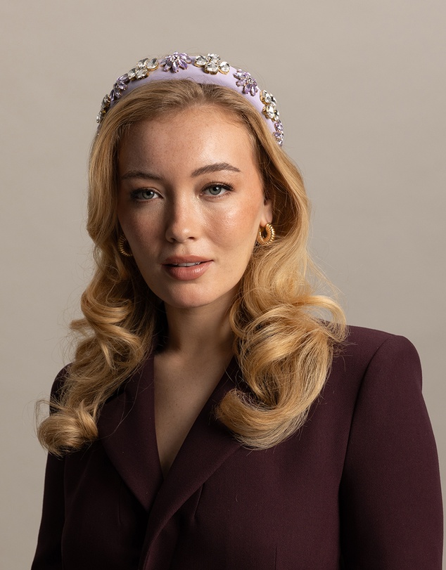 Morgan & Taylor - Gianna Headband in Lilac Purple