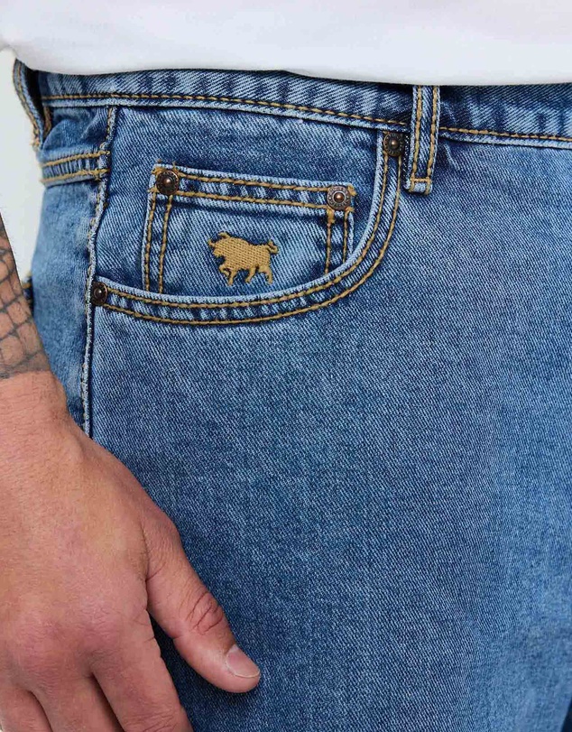 Ringers Western - Bodie Mens Denim Short